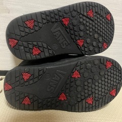 迷彩柄vansスノーブーツ17センチの画像