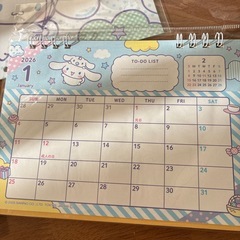 シナモロール手帳&カレンダー✖️2の画像