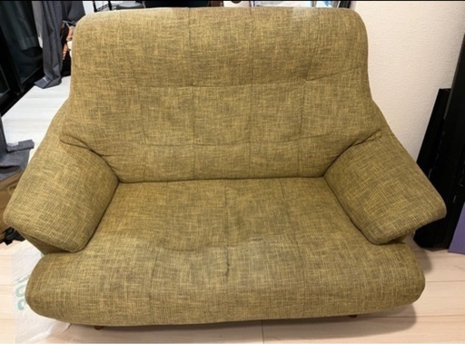 Noce 2人掛けソファ グリーン