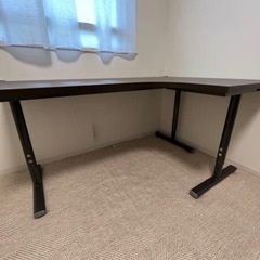 ニトリ　Ｌ字テーブルの画像