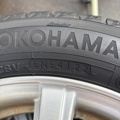 中古スタッドレス　ホイールセット　155/65R14 2022年製　ヨコハマIG60 軽自動車全般！引取早い方優先！の画像