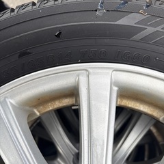 中古スタッドレス　ホイールセット　155/65R14 2022年製　ヨコハマIG60 軽自動車全般！引取早い方優先！の画像