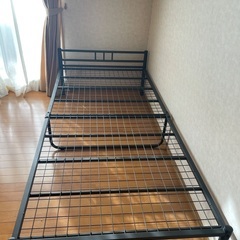 シングル　パイプベッドフレームの画像