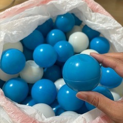 ボールプール用ボール　青白の画像
