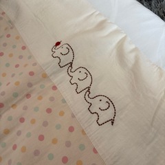 国産ベビーベッド　布団セット　
美品の画像