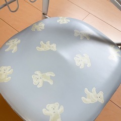 豆椅子 ベビーチェア くまの画像