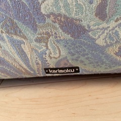 カリモク・カウチソファL字型4P➕クッションの画像