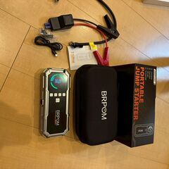 🔋【新品未使用】BRPOM ジャンプスターター 8000A 空気...