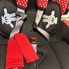 ミニーちゃんのジュニアシートの画像