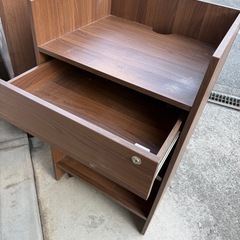 レジカウンター　　受付台　ブラウンの画像
