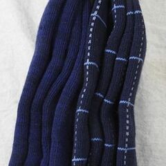 ☆内側クッション パイル編み メンズ 靴下 ソックス ２足セット【未使用】の画像