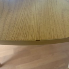 ベルメゾン　集える円形ダイニングテーブル ＜直径約110cm＞＜4人用＞の画像