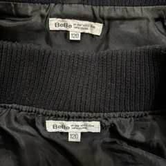 BeBe アウター 3way 120 黒　子供服　べべの画像