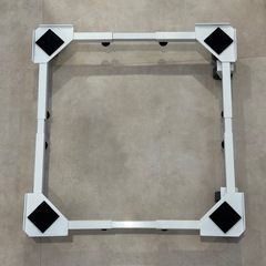 洗濯機台 かさあげ台 キャスター付き かさ上げ 置き台 台車 防水 キャスター かさ上げ台 洗濯機パン 防水パン 縦型 ドラム式 底上げ 移動の画像