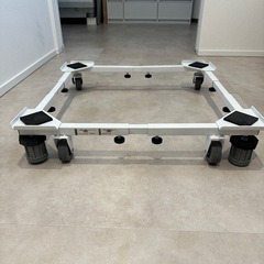 洗濯機台 かさあげ台 キャスター付き かさ上げ 置き台 台車 防水 キャスター かさ上げ台 洗濯機パン 防水パン 縦型 ドラム式 底上げ 移動の画像