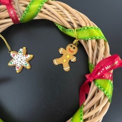 クリスマスリース　2個の画像