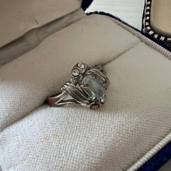 silverネックレス K18GFリング　　の画像