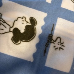 スヌーピー　ひざ掛けの画像