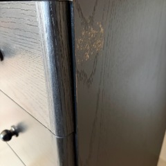 【美品】木製チェスト　黒色の画像