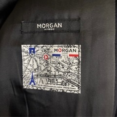 MORGAN ネイビーコートの画像