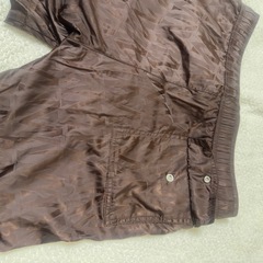 モンクレール　水着　メンズ　ブラウンの画像