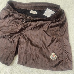 モンクレール　水着　メンズ　ブラウンの画像