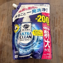 食洗機用洗剤詰替3個&本体1個&除菌消臭スプレー詰替9個の画像
