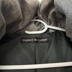 着用2回）女優襟　エスパスデカルマ（espace de calma）ダウンコート9号　の画像
