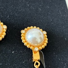 パールネックレス ナプキンクリップの画像