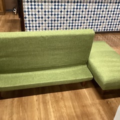 Ｌ字型ソファー（ソファーベッド可）【町田市再生家具】252605の画像