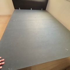 ダブルベット　ニトリ　深型跳ね上げ式ベットの画像