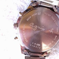 agnès b. アニエスベー 腕時計 ストップウォッチ機能の画像