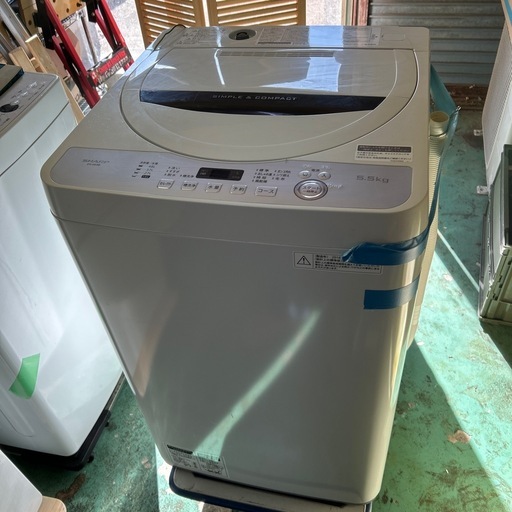 【済】シャープ 洗濯機 ES-GE5B 5.5kg