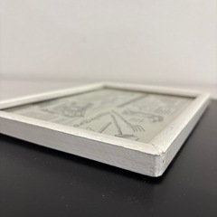 白枠　フォトフレームの画像