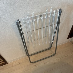 折りたたみ物干し　部屋干し　タオル干しの画像