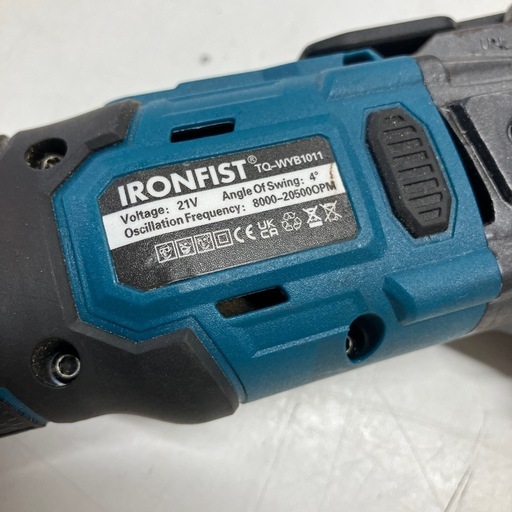 I2602-0006 IRONFIST 振動マルチツール バッテリーなし 通電確認済み 中古