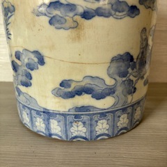 火鉢　鉢カバーにもの画像