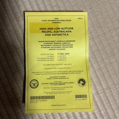 アメリカ軍放出品　航空機書類の画像