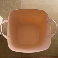 stacksto 〔 バケット M 25L 〕 収納BOX スクエア　スマイル　収納ボックスの画像