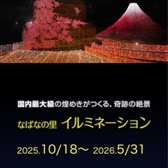 なばなの里　入村券４枚セット　　の画像