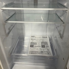 【美品】SHARP シャープ⭐︎ノンフロン冷凍冷蔵庫167L SJ-D17F-S シルバー系 2020年式の画像