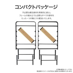 ZINUS ベッドフレーム セミダブル の画像