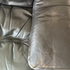 ニトリ　合皮　3人掛けソファの画像