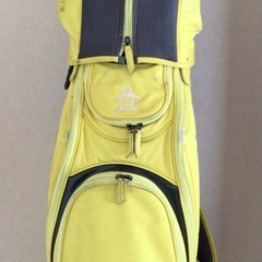 Munsing Wearマンシングウェア ゴルフバッグ イエロー 黄色の画像