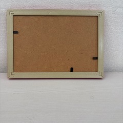 赤　フォトフレームの画像