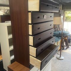 リサイクルショップどりーむ天保山店　No4906 タンス　衣類収納　６段　木製の画像