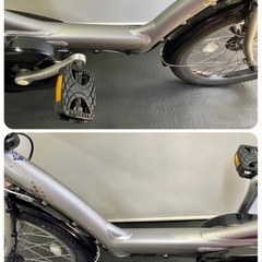 1年保証 送料無料　ブリヂストン　20インチ　子供乗せ　電動アシスト自転車の画像