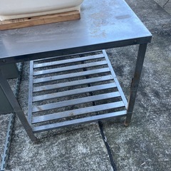 ステンレス作業台150×75×79の画像