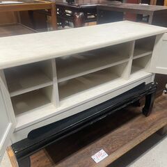 リサイクルショップどりーむ天保山店　No4470 テレビ台　ニトリ　ローボード　４３型サイズまで可能♪　「リズバレー」白色でオシャレ♪の画像