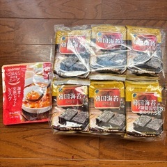 韓国海苔その他食品詰め合わせ
の画像
